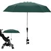 Generico Ombrellino Parasole Passeggino Universale | Protezione Anti UV 50+ | Ombrellone Passeggino con Morsetto Regolabile per Esterni Spiaggia Giardino