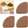 Acouto 30PCS Baby Corner Protector, Protettore d'angolo in silicone Protettori d'angolo della tabella Bumpers sottile bordo mobili per tavolo da pranzo Mantel Tops Porte cassetto (marrone)