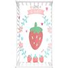 Odot Lenzuolo con Angoli per Lettino Bambino, Motivo Fragola Lenzuola Carrozzina Lenzuola da Lettino Neonato Morbido Resistente Lenzuola per Culla per Bambine e Ragazzi (80x160cm,Cartone animato)