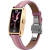 findtime Fitness Tracker da donna, sottile, elegante, di lusso, nero, oro, classico, smartwatch, orologio da donna, orologio fitness tracker di attività, orologio sportivo con frequenza cardiaca, monitor del