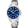 Festina Orologio Solar Donna in Acciaio Inossidabile 316l Argentato
