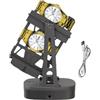 Generic Caricatore automatico per orologi | Espositore rotante automatico per orologi | Caricatore per orologi automatici, supporto per orologio singolo e doppio, tornitore a carica automatica, dispositivo