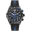 Lorenz Granpremio 030267BB - Orologio Sportivo da Uomo - Orologio Cronografo al quarzo - Orologio con Cinturino in Gomma - Sub 100 metri