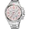 Nautica NAPNSS218 NST - Orologio da polso da uomo, colore: grigio/bianco/SST, argento, cinturino, argento, Cinghia