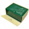 ROUREOX Custodia Orologi Scatola Uomo Singola Verde Pelle Legno Struttura Interno Morbido Cuscino Protezione per Rolex Oyster Perpetual
