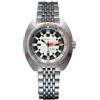 Seestern S406 Army Automatico Acciaio Nero Bianco Datario Orologio Uomo