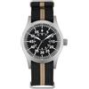 1963 Watch Militado ML05 VH31 38mm - Orologio al quarzo Field Watch con vetro zaffiro bombato, C3 super luminoso, lancetta dei secondi sweep, stile retrò, impermeabile fino a 100 m, da uomo, Bianco e nero.