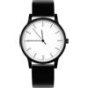 CXML&DASHE Orologio Antiorario - Lancette Inverse & Numeri Invertiti, Movimento al Quarzo Inverso, Design Minimalista Non Convenzionale (Orologio Unico)