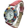 LE GEMME DI VENEZIA Orologio Donna watch in Vetro di Murano e antica lavorazione Murrina Millefiori (ROSSO)