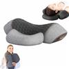 YUNFAN Fisiorest 3 in-1 Neck Massager,2025 New Ergonomic Design Artuvate Neck Massager,Deep Massage and Relaxation,Sleep Aid Easily Corrected Necks Hump and Relieved Discomfort (Gray)