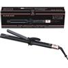 JaDy Luxury Styler Eclipse Shine 28 mm - Ferro Arricciacapelli Professionale con Rivestimento Tormalina/Ceramica, Ioni Negativi Anticrespo, Temp. 120-230°C