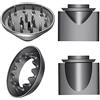 Chuancheng Kit di 4 ugelli per asciugacapelli Dyson Supersonic HD01 /02/03, lisciante, ugello diffusore, styling, accessori per aria delicata