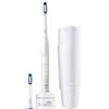 Oral-B Pulsonic Slim One 2200 - Spazzolino elettrico a ultrasuoni, con timer, 2 testine di ricambio e astuccio da viaggio, colore: Bianco