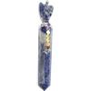 Jet International Sodalite Angelo Chakra Bacchetta stick ca. 5,5 pollici energizzato caricato pulito programmato puro autentico stick 0 libretto terapia di cristallo terapia di bilanciamento