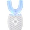 Mayeec Spazzolino ad Ultrasuoni, Spazzolino Automatico, Elettrico Spazzolino per Sbiancamento dei Denti con Timer e Ricarica Wireless Spazzolino Elettrico a 360° per Adulti (White, M)