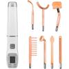Elitzia Dispositivo ad alta frequenza Elettroterapia Stick Display Digitale Maniglia salone spa uso domestico Attrezzatura di bellezza con 7 tubo di vetro arancione Bianco ETHI025