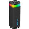 JLab JBuds Party Cassa Bluetooth Portatile con 12+ ore di riproduzione - Altoparlante Wireless da 30W per Esterni e Viaggi con Luci RGB e Audio Potente, Resistente all'Acqua IP56, Nero