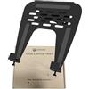 ULTRARM Supporto per Laptop - Vassoio in Acciaio Compatibile VESA 75/100, Piattaforma Ventilata, Portata 13 kg, Nero, MAAC-L