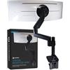ULTRARM Braccio Heavy Duty per Monitor 57" - Regolabile in Altezza con Molla Pneumatica, Supporto da Scrivania VESA 75x75/100x100, Fino a 20 kg, Nero, MA20P-S-1