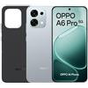 OPPO A6 Pro 5G - Smartphone sbloccato con IA, 8 GB RAM + 256 GB, batteria 6500 mAh, ricarica rapida 80 W, schermo AMOLED 120 Hz, IP69, fotocamera 50 MP AI, Dual SIM, versione spagnola, titanio