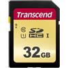 Transcend TS32GSDC500S Scheda di Memoria SDHC da 32 GB, Imballaggio Standard, 500S, Per Videocamere