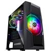 EMPIRE GAMING - Case PC Gamer Onyx - ARGB Mid-Tower ATX, Micro ATX e ITX - 4 Ventole LED RGB Indirizzabili (1x200mm e 3x120mm) -Parete Laterale in Vetro Temperato