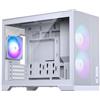 Phanteks XT M3, Case Gaming Compatto Micro-ATX, Filtro Mesh ad Elevate Prestazioni, Finestra in Vetro Temprato, 3 Ventole D-RGB da 120mm incluse, Bianco
