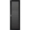 Link Porta in Metallo Traforata Nera per ARMADI 32U Larghezza 600MM con Serratura