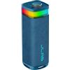 JLab JBuds Party Cassa Bluetooth Portatile con 12+ ore di riproduzione - Altoparlante Wireless da 30W per Esterni e Viaggi con Luci RGB e Audio Potente, Resistente all'Acqua IP56, Blu Navy