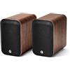 Q Acoustics Altoparlanti Bluetooth M20 - Sistema musicale wireless HD Noce - Tweeter 0.9, Mid Bass/Driver 4.9, Freq. Risposta 55Hz22kHz, Crossover Freq. 2.4kHz - Altoparlanti alimentati