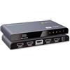Techly NP 104844 Splitter HDMI2.0 4K 4vie HDR/EDID Nero