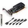 Nvidia Scheda grafica Quadro P600 2GB GDDR5 - bus di memoria a 128 bit, 4 porte mini display, staffa basso e alto profilo