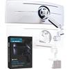 ULTRARM Braccio di Estensione Heavy Duty [Accessorio - richiede MA20PW-S] Supporto Doppio Verticale per Monitor 49″ Regolabile in Altezza, VESA 100×100, Bianco, MA20PW-A