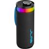 JLab Go Party Cassa Bluetooth Portatile con 16+ ore di riproduzione - Altoparlante Wireless da 10W per Esterni e Viaggi con Luci RGB e Audio Potente, Resistente all'Acqua IP56, Nero