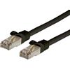 Techly Professional 360615 Cavo di Rete Patch in Rame Cat. 6A SFTP LSZH 15 m Nero Nero