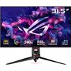ASUS ROG Swift OLED PG32UCDMZ, Monitor da gioco 4K da 31,5, 4K QD-OLED (3840 x 2160), 0,03ms (GTG), 240 Hz, DisplayPort 1,4, Tecnologia Anti-Flicker, Compatibile con G-SYNC, 99% DCI-P3, Nero