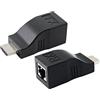 PNGKNYOCN Extender HDMI, Adattatore Convertitore Ethernet di Rete da HDMI Maschio a RJ45 femmina trasmissione 1080p tramite CAT5e CAT6, per supportare HDTV PS4 STB 4K 2K