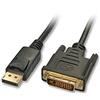Lindy Cavo DisplayPort a DVI-D, 1m