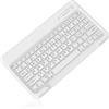 WINCHKING Bluetooth Tastiera, Wireless Tastiera per Tablet, Ultrasottile Keyboard sottile e leggera per iPad, Android Samsung Galaxy Tab, Lenovo Teblet, Xiaomi Redmi Pad, Honor Pad, bianca