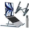 iVoler Supporto PC Portatile, Porta PC Pieghevole, Laptop Stand con 6 Tipi di Angoli Regolabili, Alluminio Ventilato Supporto per Porta Computer/MacBook/PRO/Air/iPad Laptop, 10-15,6 - Mezzanotte