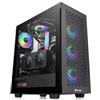 Thermaltake V350 TG ARGB Air Black | PC-Chassis | Mid-Tower-ATX-Case | 4 mm vetro temperato | 4 ventole incluse | Nero