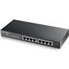 Zyxel 8-porte Gigabit Switch | Gestione Smart | Montaggio a parete/da tavolo e senza ventola | VLAN, IGMP, QoS | Garanzia a vita [GS1900-8]