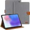 Shantime Custodia in tessuto pelle per Bigme B7 Pro - Grigio | 7 2026 Custodia flip in tessuto Oxford con guscio interno in TPU, supporto integrato e portacarte
