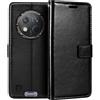 Shantime Custodia Portafoglio in Pelle PU Compatibile con Oukitel G1, Cover con Chiusura Magnetica, Tasche per Carte e Funzione Stand (Nero)
