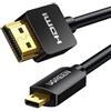 UGREEN Cavo Micro HDMI a HDMI 3D 4K con Ethernet e Canali di Ritorno Audio Compatibile con GoPro 7 6 5 Black, Canon, Nikon, Sony, Panasonic Fotocamere, Videocamera, Laptop con Micro HDMI(3M)