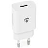 Nedis Caricabatterie USB da casa con 1 porta - 2,4A / bianco