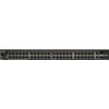 Cisco Switch gestito impilabile Cisco SG350X-48P con 48 porte Gigabit Ethernet (GbE), 2 x 10 G combinate + 2 x SFP+, PoE di 382 W, protezione limitata a vita (SG350X-48P-K9-EU)
