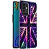 Mixroom - Cover Custodia Back case In TPU Silicone Morbida Per Oppo A94 5G Fantasia Bandiera Uk Sfondo Infinito M535