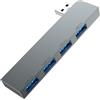 Fidioto Hub USB a 4 porte (1 hub 3.0, 3 hub 2.0) Splitter USB per laptop, PC Windows, Mac, stampante, flash drive, HDD mobile, notebook PC