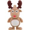 H-Customs AcGoSp - Chiavetta USB da 16 GB a forma di alce di Natale